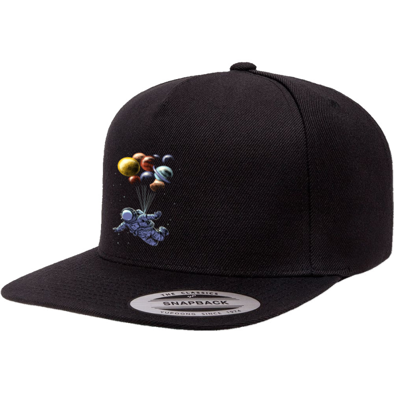 Space Travel 5 Panel Snapback Cap | Artistshot