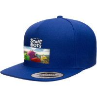 Ask The Storybots 5 Panel Snapback Cap | Artistshot