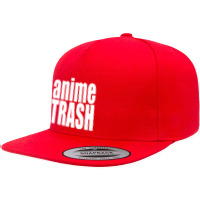 Anime Trash, Anime 5 Panel Snapback Cap | Artistshot