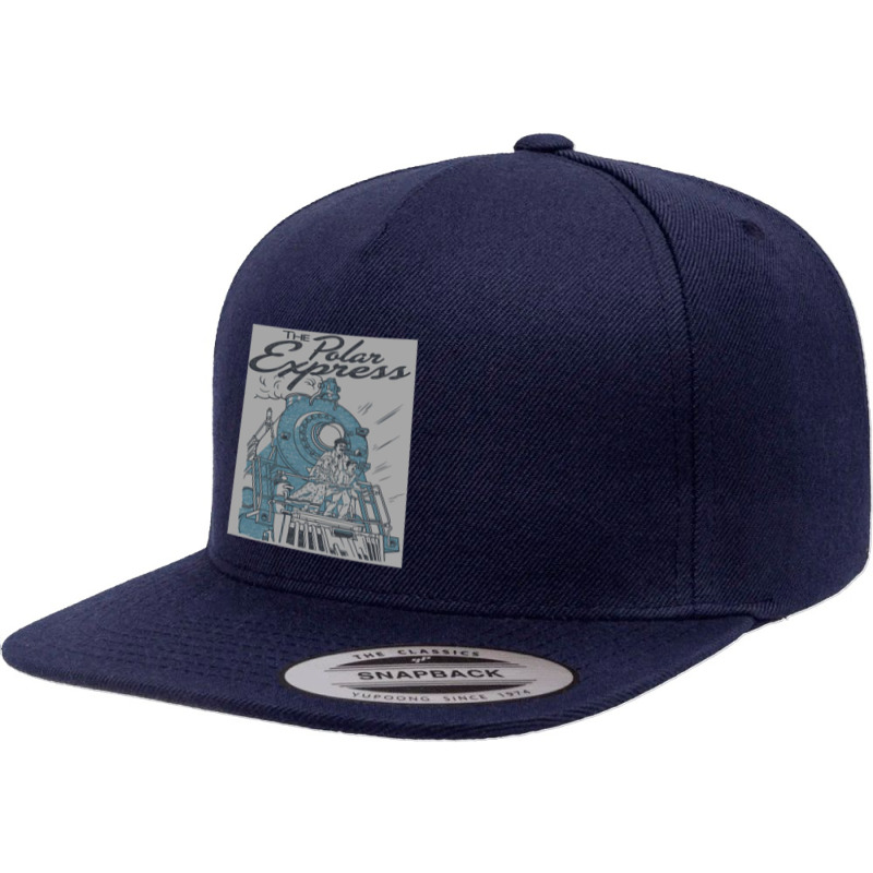 Polar Express, Rail Riders 5 Panel Snapback Cap | Artistshot