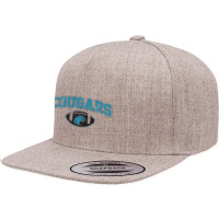 Cougars Football   Playmakers   Football 5 Panel Snapback Cap | Artistshot