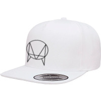 Record Label 5 Panel Snapback Cap | Artistshot