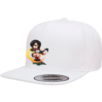 Tifa Cute Chibi Anime Final Fantas 5 Panel Snapback Cap | Artistshot