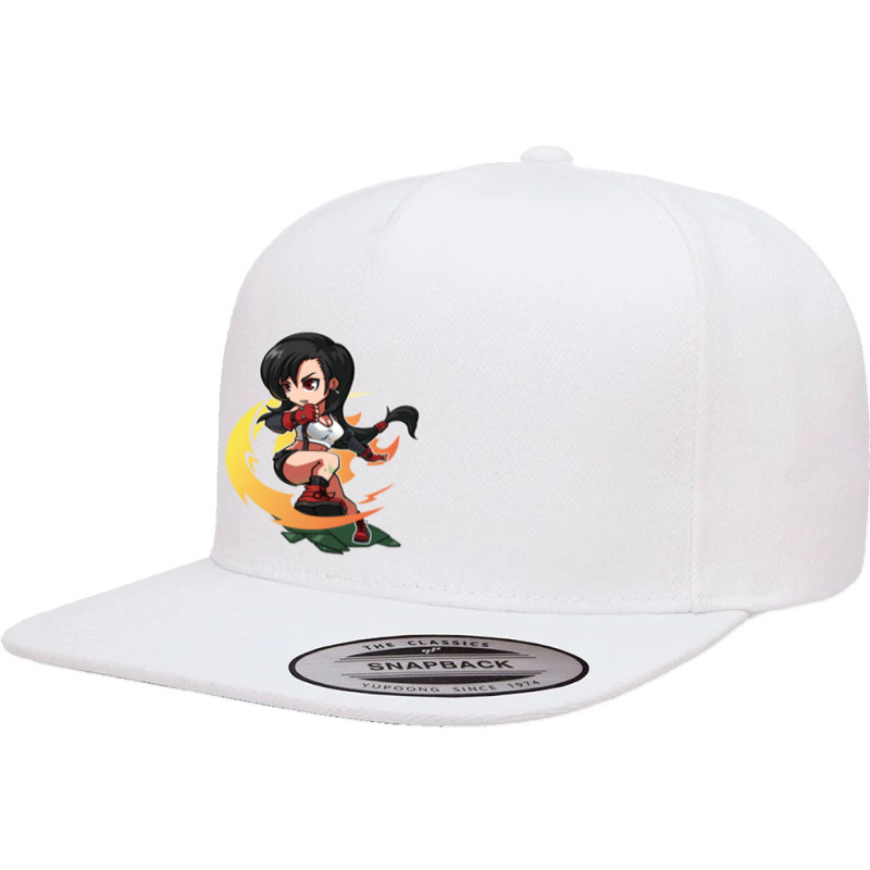 Tifa Cute Chibi Anime Final Fantas 5 panel snapback cap by ElizabethTDuval | Artistshot