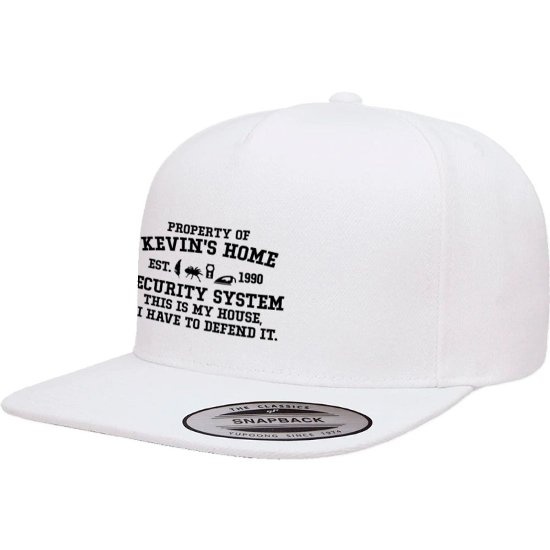 Home Alone, Kevin's Home Security 5 Panel Snapback Cap | Artistshot