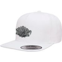 Aztec Angel Don't Blink   Doctor Who 5 Panel Snapback Cap | Artistshot