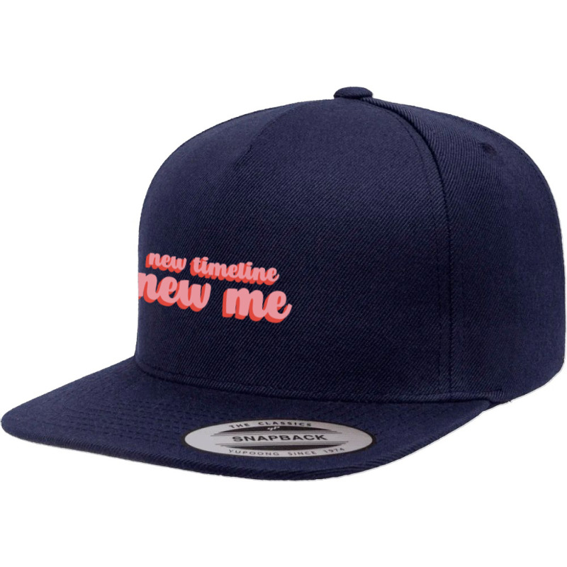 New Timeline New Me Umbrella Quotes 5 panel snapback cap by AliCSpencer | Artistshot