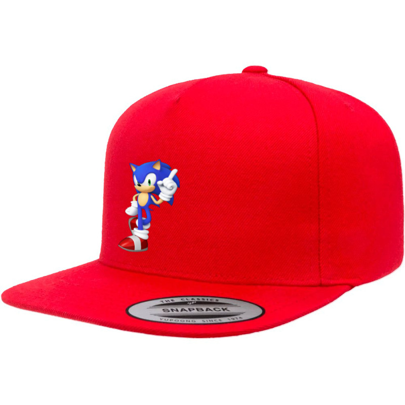 Standing Cute Blue 5 panel snapback cap by Nicoledjacksonz | Artistshot