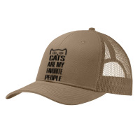 Cats Are My Favorite People Pa Trucker Cap | Artistshot