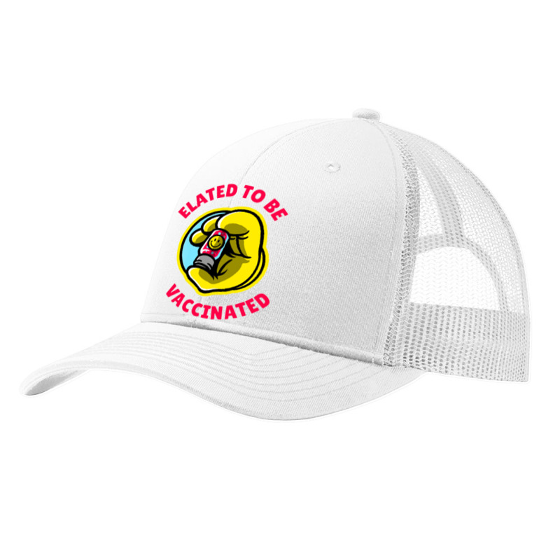 Elated To Be Vaccinated   Vaccinated Pa Trucker Cap by obatpari | Artistshot