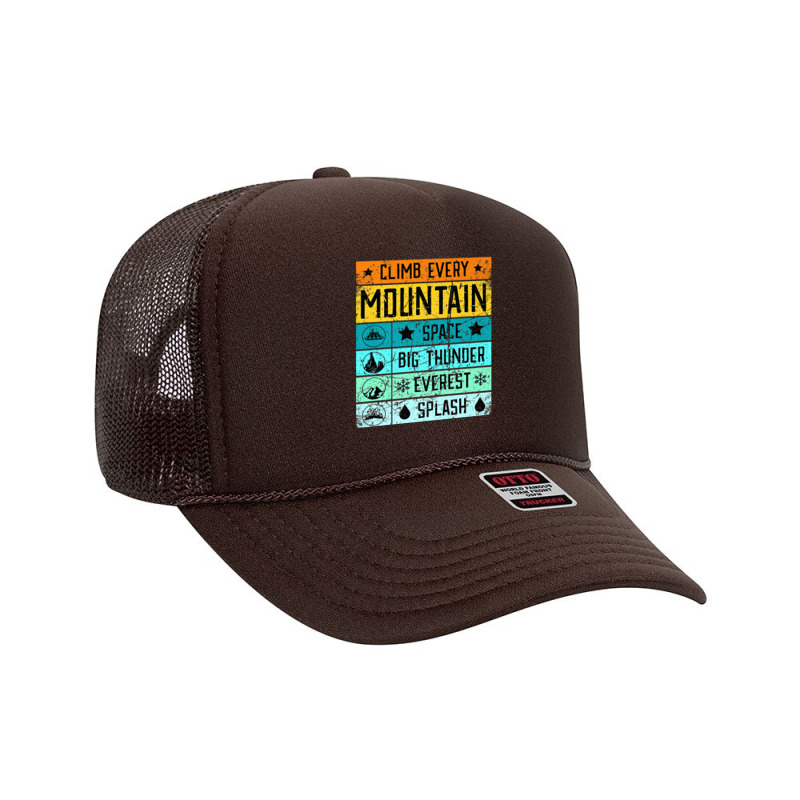 Climb Mt Everest Shirt Splash Mountain Shirt Space Mountain Premium T Foam Trucker Hat by cm-arts | Artistshot