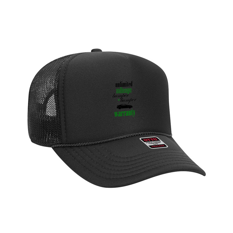 Bumper To Bumper Warranty Foam Trucker Hat by RickyRamshur | Artistshot