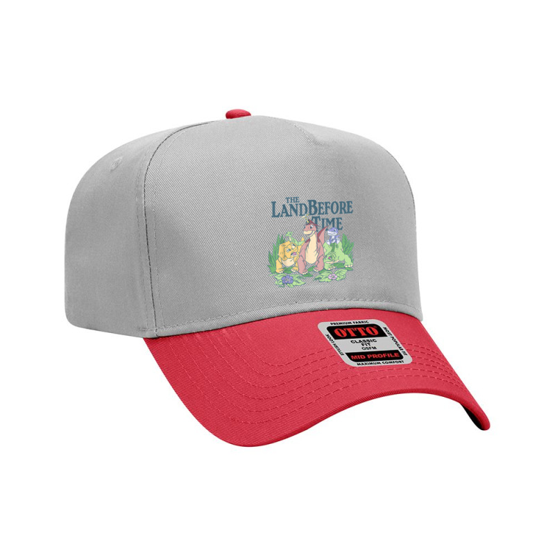 Land Before Time Pastel Dinosaur Friends T-shirt Adjustable Baseball Cap | Artistshot