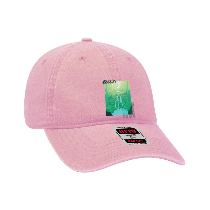 Vaporwave Realistic Anime Dyed Cap | Artistshot