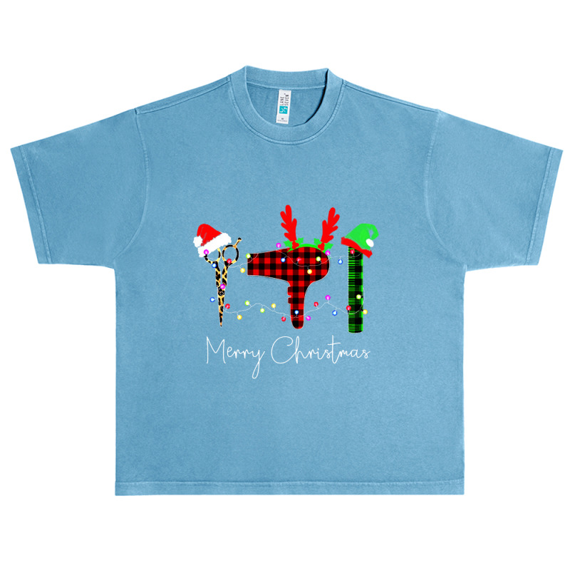 Merry Christmas Hairstylist Funny Tool Hairdresser Barber Urban Heavy T-shirt by behindcedar22 | Artistshot