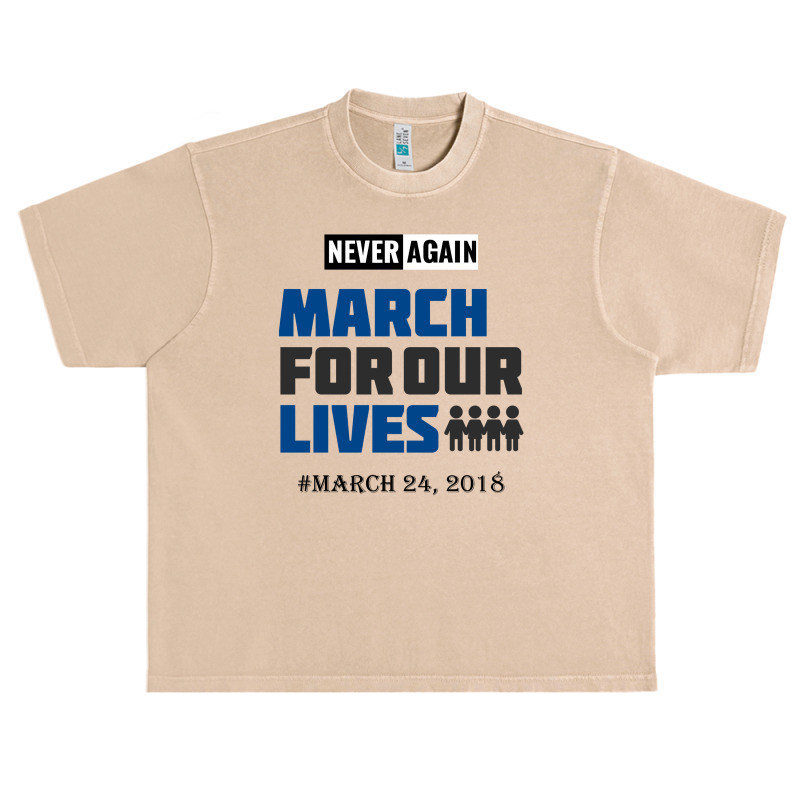 March For Our Lives Never Again Anti Gun Violence Control Terrorist Urban Heavy T-shirt | Artistshot