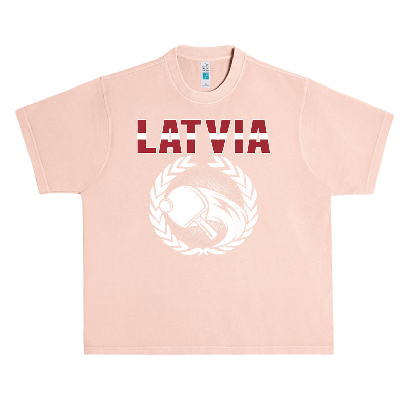 Latvia Table Tennis Lovers Latvian Ping Pong Team Supporter Premium T Urban Heavy T-shirt by alicakarste3vs | Artistshot