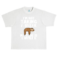 I'm Not Taking A Break My Code Is Compiling Sloth Programmer Urban Heavy T-shirt | Artistshot