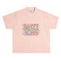 Happy New Year 2023 Groovy Disco Family Christmas Pajamas Urban Heavy T-shirt | Artistshot