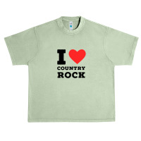 I Love Country Rock Urban Heavy T-shirt | Artistshot