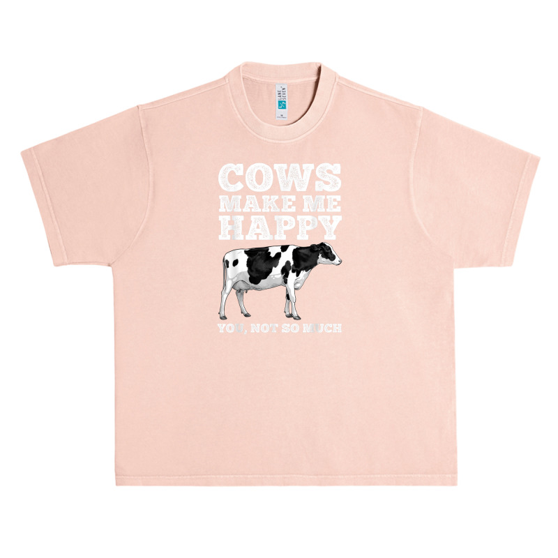 Cool Cow Art For Men Women Cow Farmer Dairy Cows Farm Animal Urban Heavy T-shirt | Artistshot