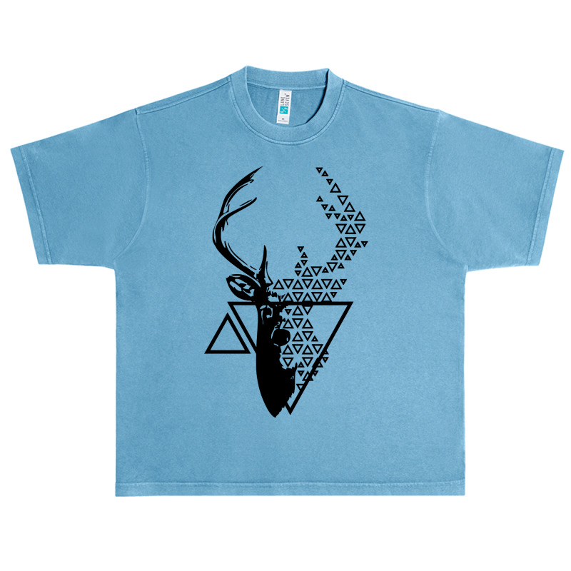 Deer In The Matrix Urban Heavy T-shirt by Milne Charlton | Artistshot