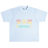 Funny Eat Sleep Game Repeat Gift For Lover Video Game-g0tdq Urban Heavy T-shirt | Artistshot