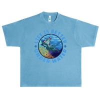 Life Is Better Under Water Marine Biology Scuba Diver Premium Urban Heavy T-shirt | Artistshot