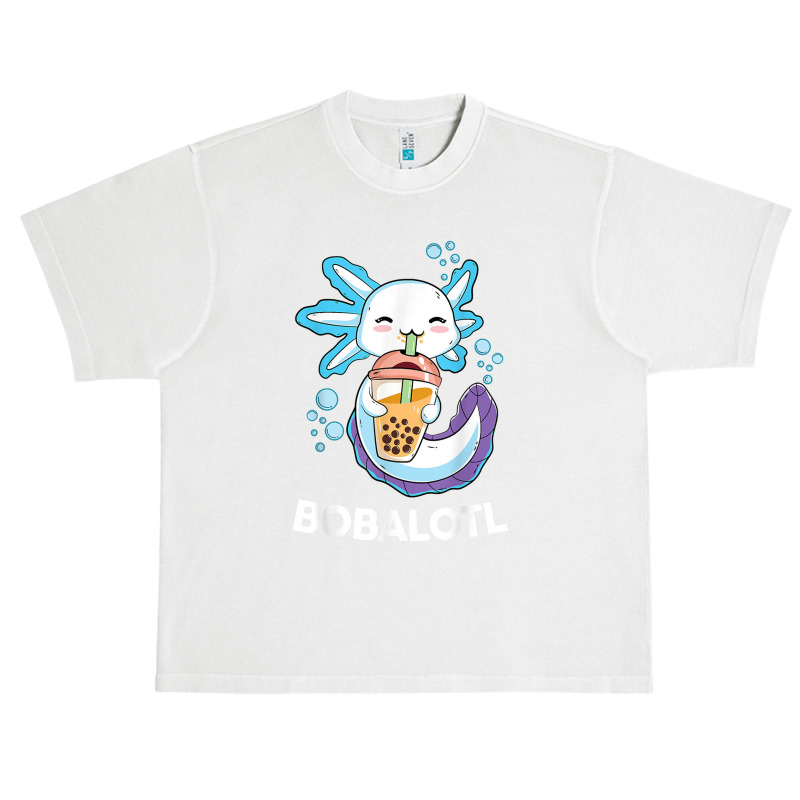 Axolotl Boba Bubble Tea Kawaii Anime Japanese Kids Teen Girl Urban Heavy T-shirt by Irena D Good | Artistshot