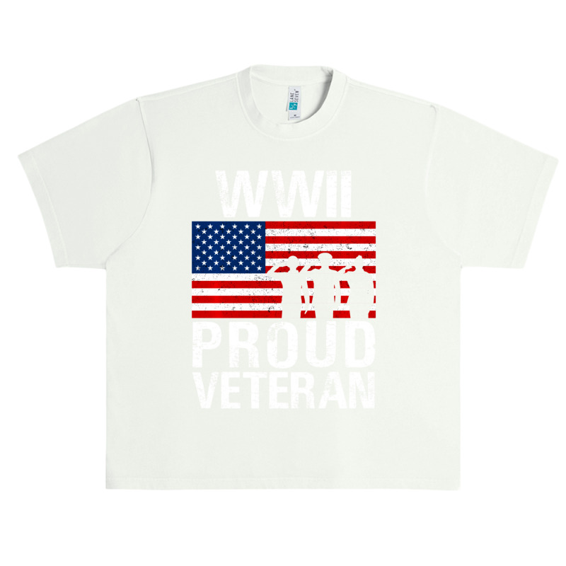 Proud Wwii World War Ii Veteran Gift For Military Men Women Urban Heavy T-shirt by bummercaught | Artistshot