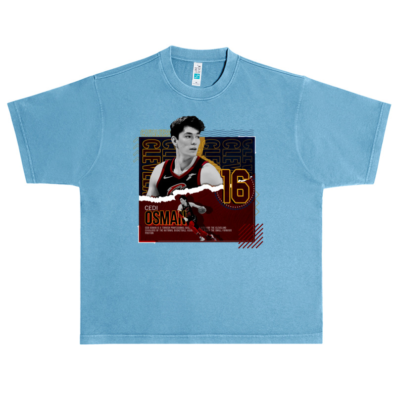 Cedi Osman Basketball Paper Poster Cavaliers Urban Heavy T-shirt | Artistshot