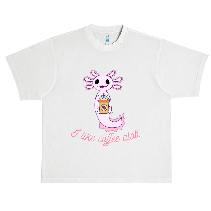 Axolotl Likes Coffee Urban Heavy T-shirt | Artistshot