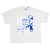 I Wear Blue For Als Awareness Support Als Warrior Gifts Urban Heavy T-shirt | Artistshot