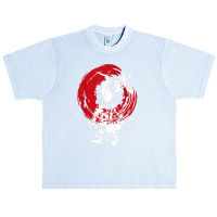 Japanese Samurai Fire Warrior Swords Retro Japan Calligraphy Urban Heavy T-shirt | Artistshot