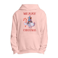 Christmas Pigeon Urban Pullover Hoodie | Artistshot