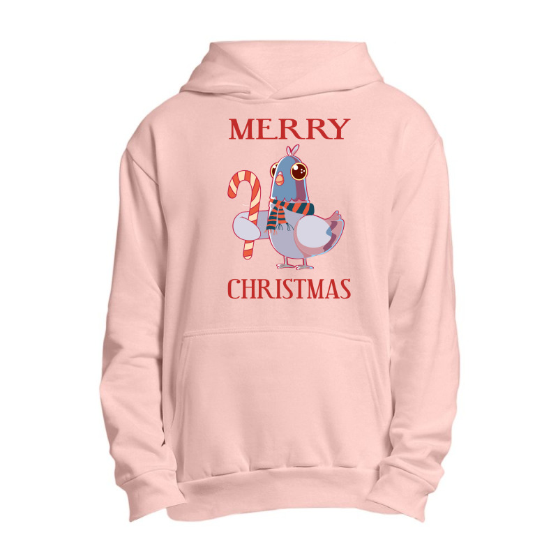 Christmas Pigeon Urban Pullover Hoodie | Artistshot