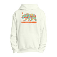 California Republic State Bear Star Poppy Flower La Cali Tee Urban Pullover Hoodie | Artistshot