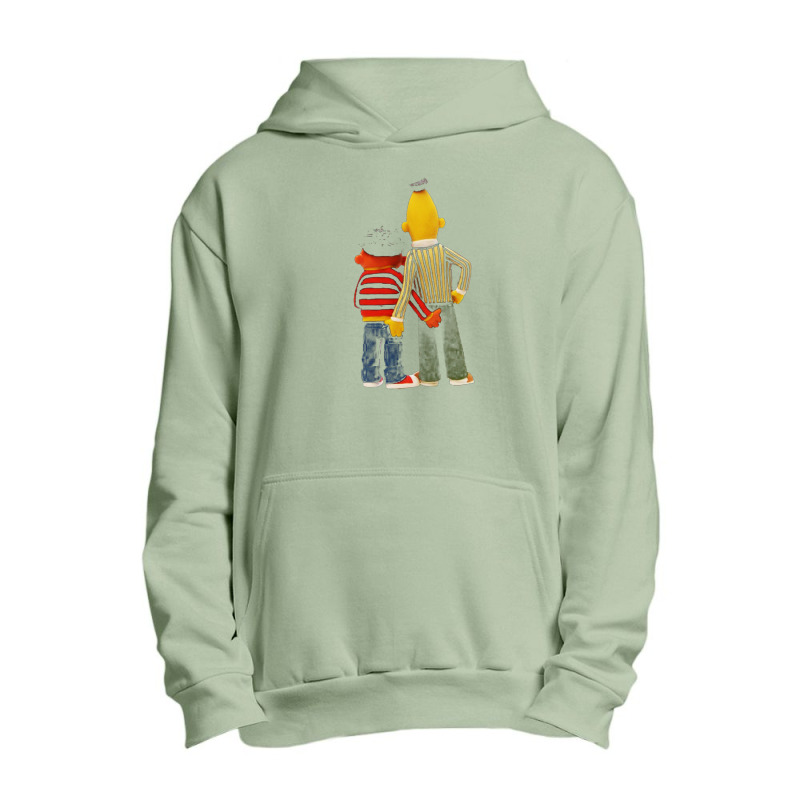 Real Love Bert And Ernie Urban Pullover Hoodie | Artistshot