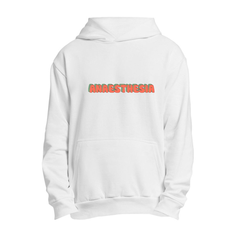 Anaesthesia Retro Groovy Text Urban Pullover Hoodie | Artistshot