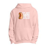 I'm Just Here For The Hotdogs Fast Food Hot Dog Urban Pullover Hoodie | Artistshot