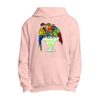 Parrots Drinking Margarita Hawaiian Vacation Birds Urban Pullover Hoodie | Artistshot