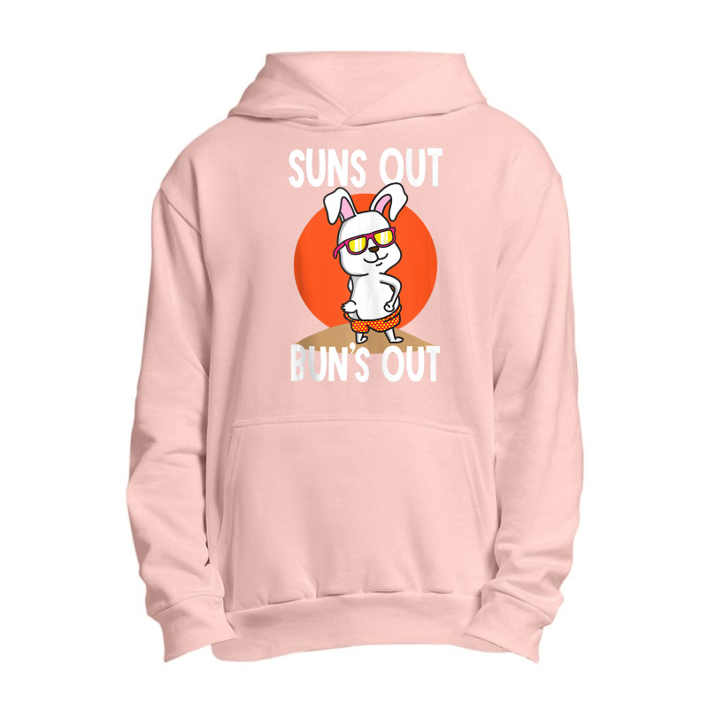 Sun's Out Bun's Out Funny Cool Bunny Urban Pullover Hoodie by fenderbendable | Artistshot