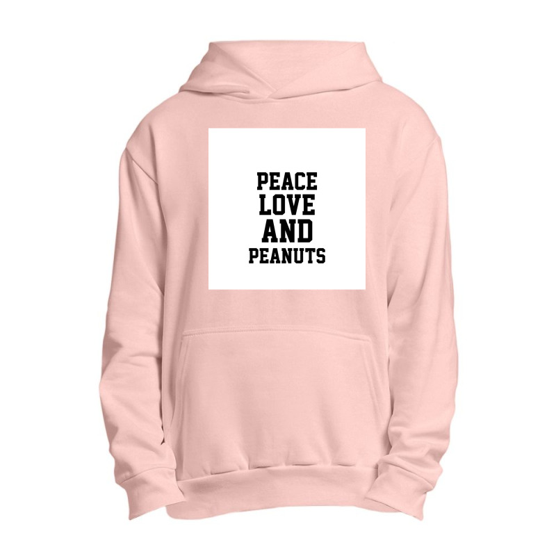 Peace Love And Peanuts  Chiffon Top Urban Pullover Hoodie | Artistshot