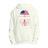 American Grown British Roots  Britain Union Jack Urban Pullover Hoodie | Artistshot