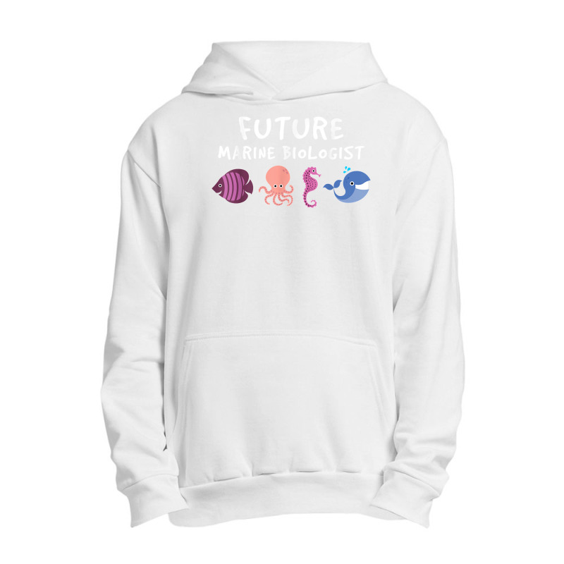 Future Marine Biologist Ocean Life Enthusiast Sea Lover Urban Pullover Hoodie | Artistshot