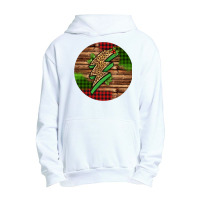 Leopard Lightning Bolt Christmas Urban Pullover Hoodie | Artistshot