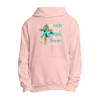 Tourettes Awareness Myasthenia Gravis Teal Ribbon Urban Pullover Hoodie | Artistshot