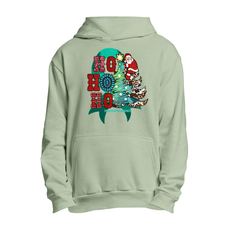 Dysautonomia Awareness Awareness - Santa Claus Western Christmas Urban Pullover Hoodie | Artistshot