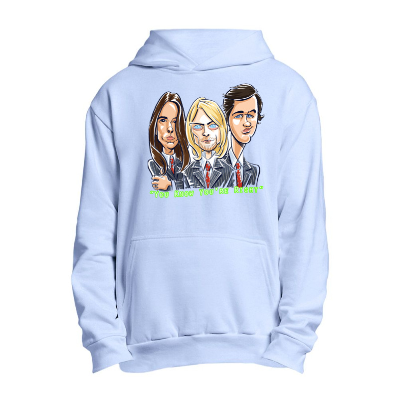 Kurt Dave Nevermind In Utero Grohl Cobain Urban Pullover Hoodie by ipahros | Artistshot