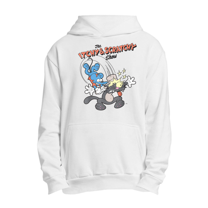 Us The Simpsons Itchy & Scratchy Hammer 01 Heather Grey H T Shirt Urban Pullover Hoodie | Artistshot